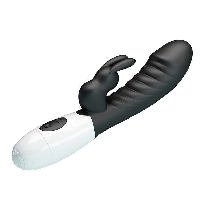 PRETTY LOVE - VIBRATORE A CONIGLIO NAUGHTY BUNNY CON 30 FUNZIONI NERO