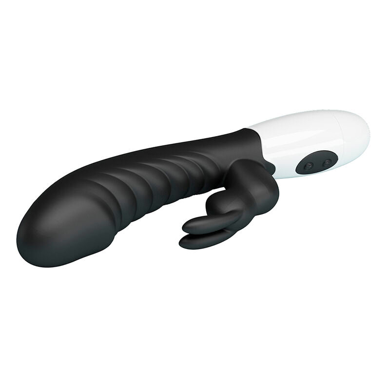 PRETTY LOVE - VIBRATORE A CONIGLIO NAUGHTY BUNNY CON 30 FUNZIONI NERO