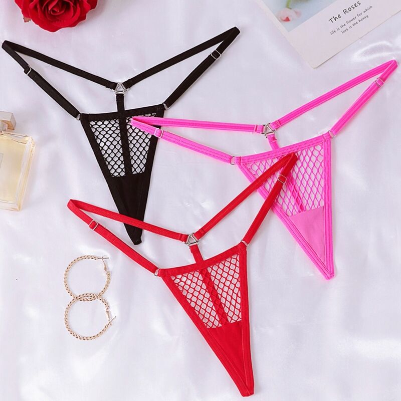CHILIROSE - CR 4856 MICRO PERIZOMA RETE NERO S/M