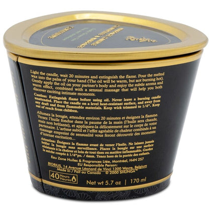 SHUNGA - CANDELA DA MASSAGGIO AL MANGO 170 ML