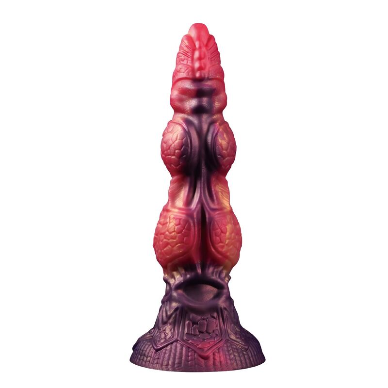POWER MONSTERS - SAVAGE BEASTLORD TRICOLOR FANTASY DILDO IN SILICONE 24 CM Ø 5 CM