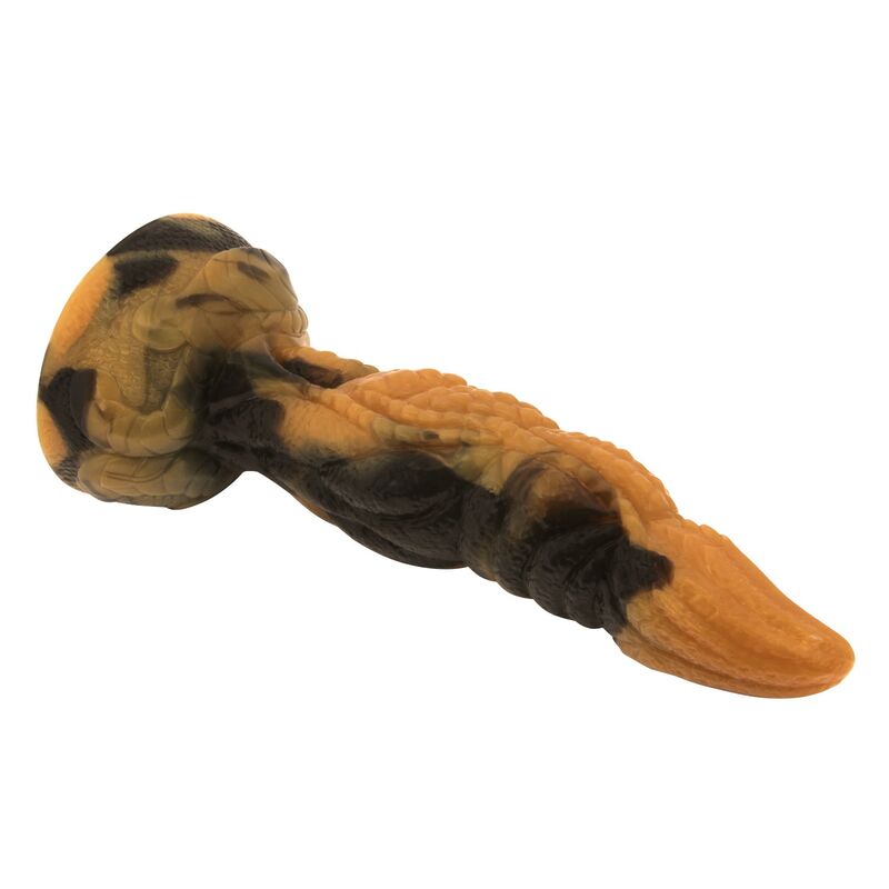 POWER MONSTERS - TIRANNOSAURO BICOLORE FANTASY DILDO IN SILICONE 20,5 CM Ø 5 CM