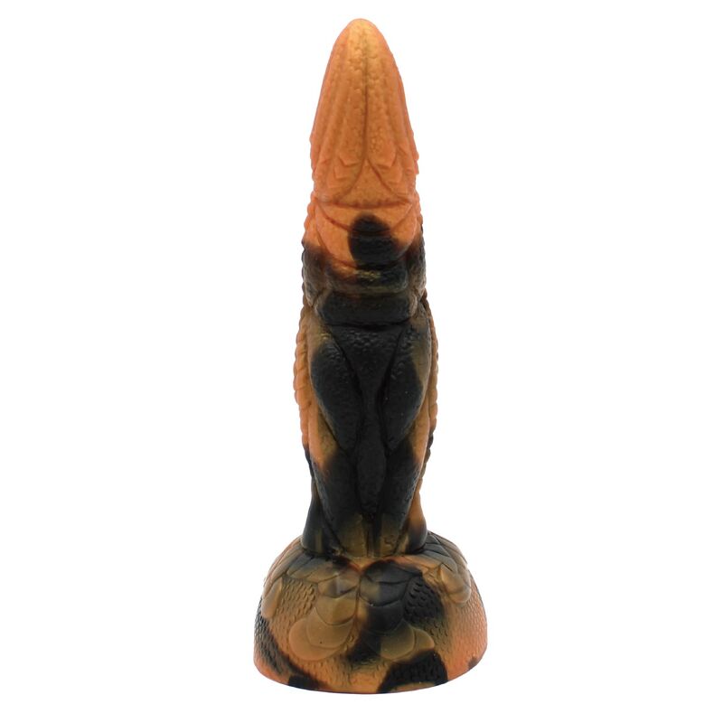 POWER MONSTERS - TIRANNOSAURO BICOLORE FANTASY DILDO IN SILICONE 20,5 CM Ø 5 CM