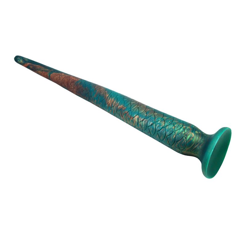 POWER MONSTERS - WILDWYRM TAIL BICOLORE FANTASY DILDO IN SILICONE 47 CM Ø 4 CM
