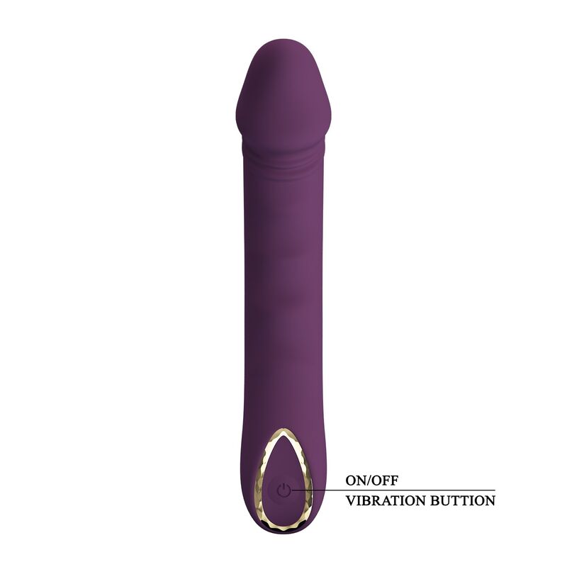 PRETTY LOVE - VIBRATORE RICARICABILE AMARA 10 FUNZIONI VIOLA