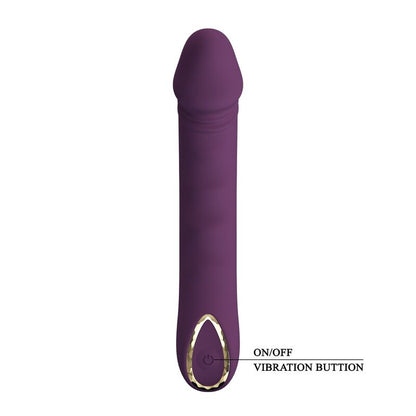 PRETTY LOVE - VIBRATORE RICARICABILE AMARA 10 FUNZIONI VIOLA