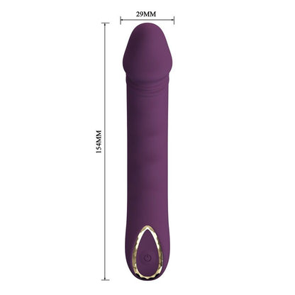 PRETTY LOVE - VIBRATORE RICARICABILE AMARA 10 FUNZIONI VIOLA