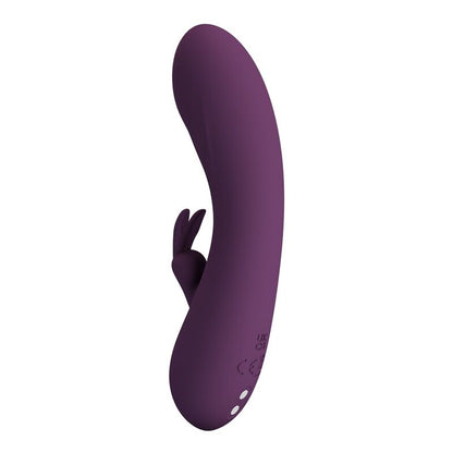 PRETTY LOVE - VIBRATORE A FORMA DI CONIGLIO RICARICABILE LANDYN, 10 FUNZIONI, VIOLA