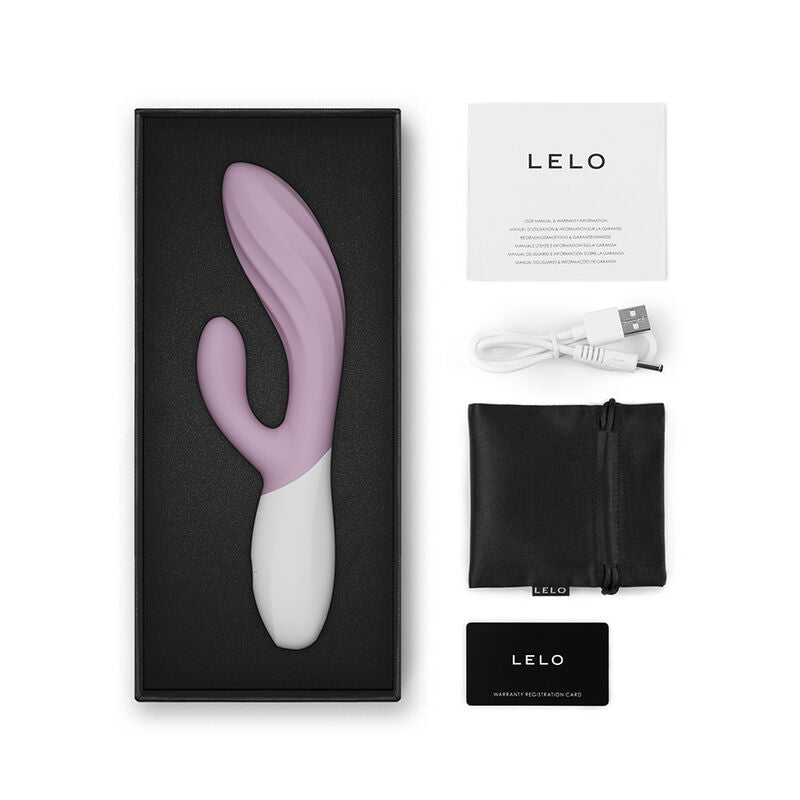 LELO - INA TWIST DOPPIO VIBRATORE A CONIGLIO PER IL PUNTO G E IL CLITORIDE ROSA