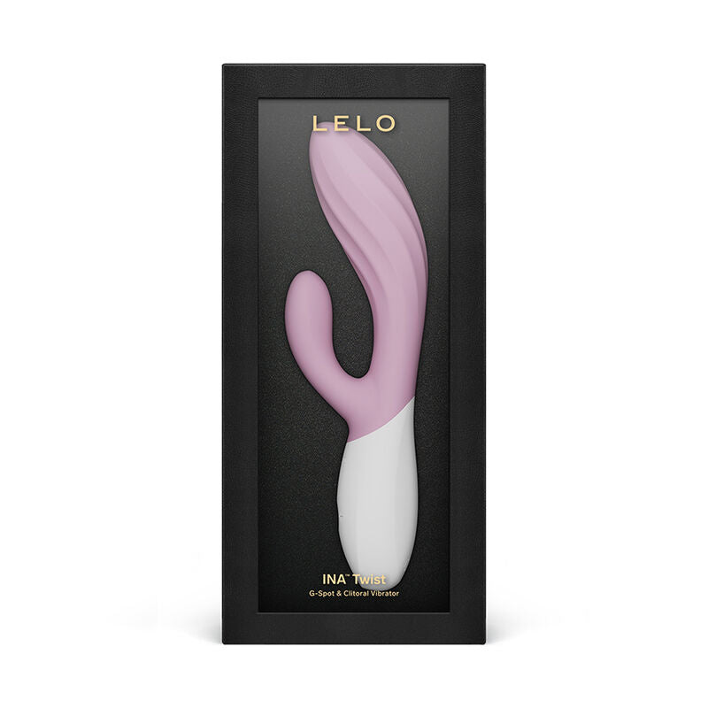 LELO - INA TWIST DOPPIO VIBRATORE A CONIGLIO PER IL PUNTO G E IL CLITORIDE ROSA