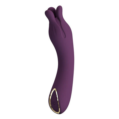 PRETTY LOVE - VIBRATORE RICARICABILE LUNAO 10 FUNZIONI VIOLA