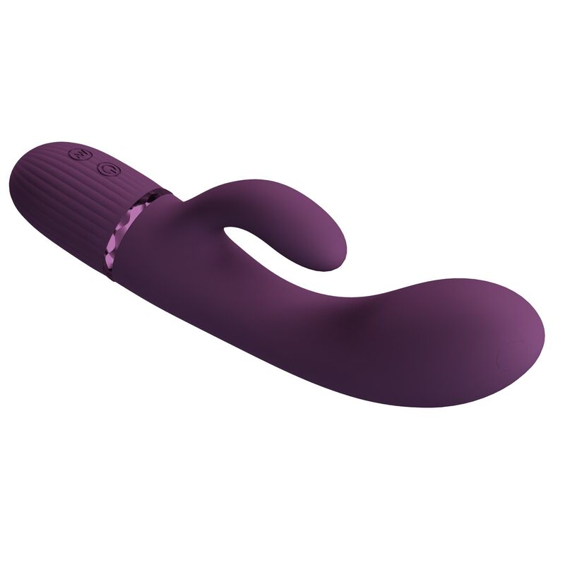PRETTY LOVE - MARGIE VIBRATORE A FORMA DI CONIGLIO RICARICABILE 10 FUNZIONI VIOLA
