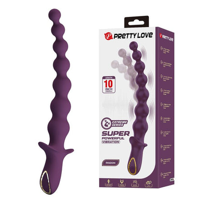 PRETTY LOVE - VIBRATORE ANALE RICARICABILE MADISON CON 10 FUNZIONI