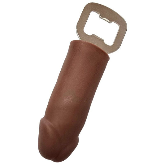 DIABLO PICANTE - APRIPENE IN GOMMA MARRONE A FORMA DI PENE