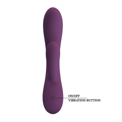 PRETTY LOVE - VIBRATORE A FORMA DI CONIGLIO RICARICABILE ROSOLYN CON 10 FUNZIONI