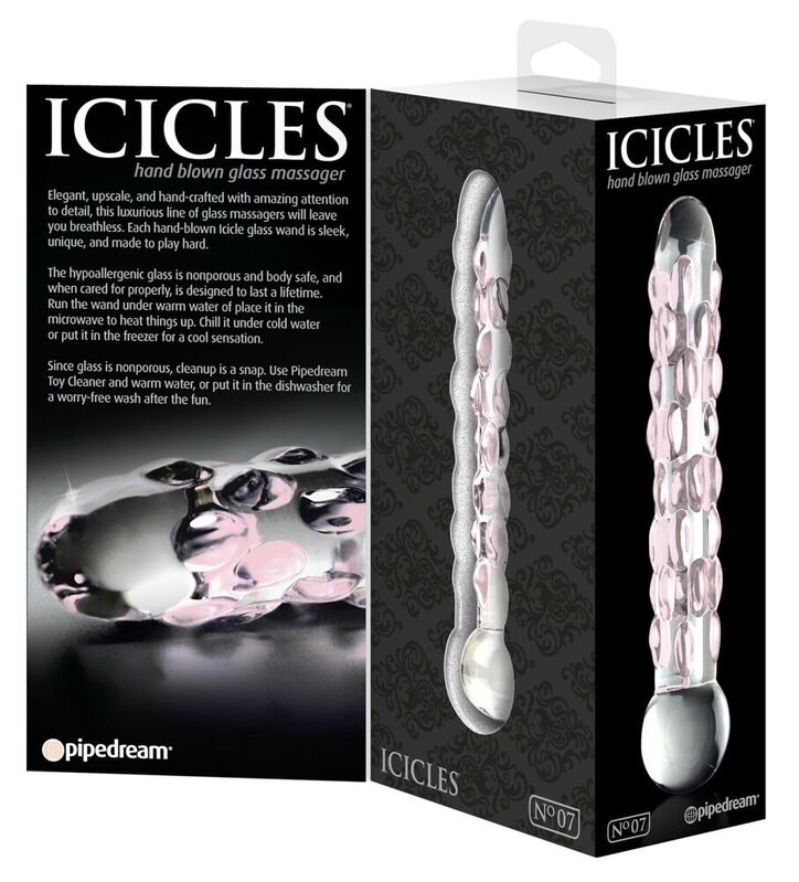 ICICLES - MASSAGGIATORE IN VETRO N. 07