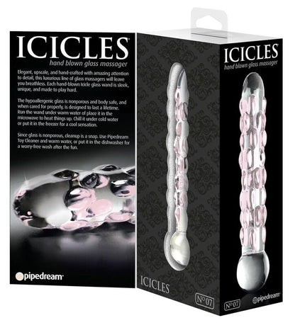 ICICLES - MASSAGGIATORE IN VETRO N. 07