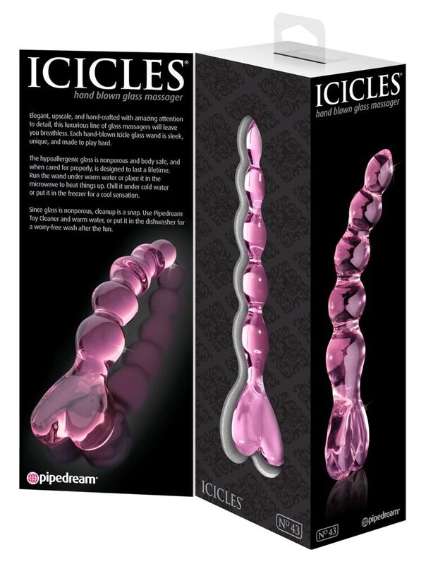 ICICLES - MASSAGGIATORE IN VETRO N. 43