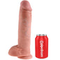 KING COCK - 11 DILDO CARNE CON SFERE 28 CM