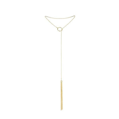 BIJOUX INDISCRETS - COLLANA MAGNIFIQUE IN METALLO CON FRANGE DORATE