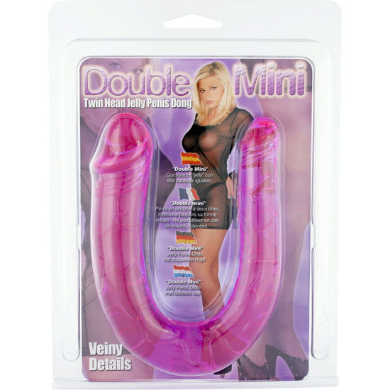 SEVEN CREATIONS - PENE CON DUE TESTE DI GELATINA FLESSIBILI