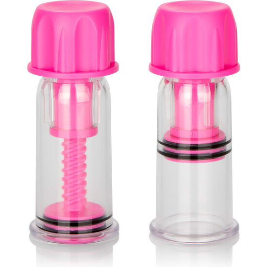 CALEXOTICS - VACCUM TWIST PINK NIPPLE SUCTION CUP