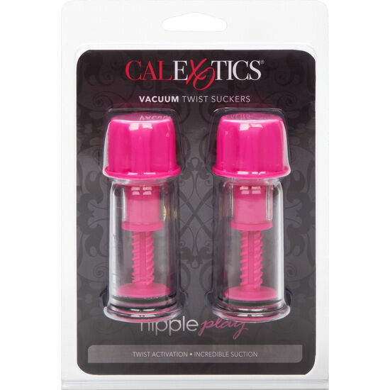 CALEXOTICS - VACCUM TWIST PINK NIPPLE SUCTION CUP