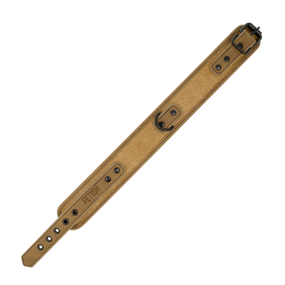 FETISH SUBMISSIVE ORIGIN - COLLANA A CATENA RIVESTITA IN NEOPRENE