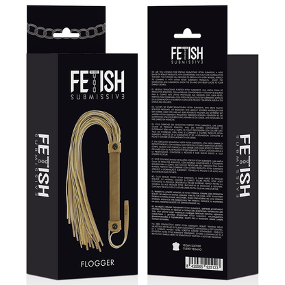 FETISH SOTTOMESSA ORIGINE - FRUSTA IN PELLE VEGANA