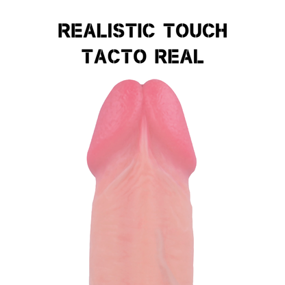 ROCKARMY - IMBRACATURA + DILDO REALISTICO TIGRE A DOPPIA DENSIT 14 CM -O- 4.46 CM